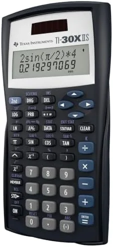Close look at the TI-30XIIS Scientific Calculator Texas Instruments, Black | Solar and battery build quality