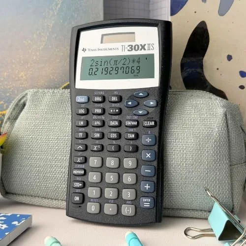 The TI-30XIIS Scientific Calculator Texas Instruments, Black | Solar and battery in real use