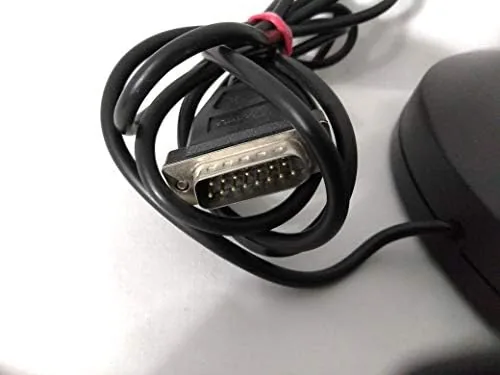 Blackhawk joystick connected to a USB adapter on a modern desk