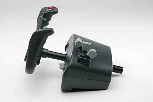 Yoke wired into a desktop flight sim cockpit setup