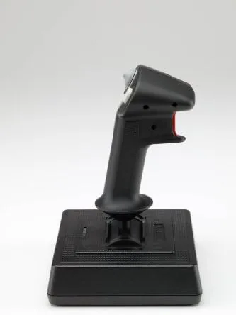 Flightstick Pro wired into a desktop flight sim setup