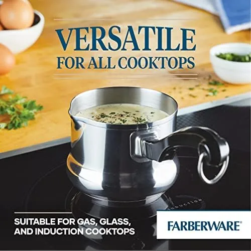 The butter warmer being used to melt butter for a batch of popcorn