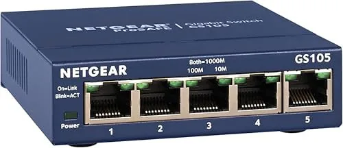 NETGEAR 5-Port Gigabit Ethernet Unmanaged Network Switch (GS105NA) | Desktop or Wall Mount Review: Tested and Rated