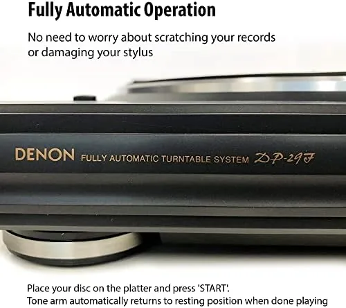 DP-29F playing a jazz record on the platter