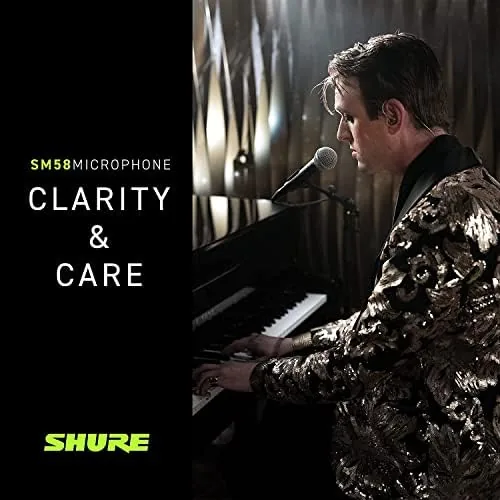 The SM58 next to a USB condenser microphone for comparison