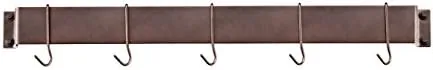 The Cuisinart half-circle rack beside an oval wall rack for comparison