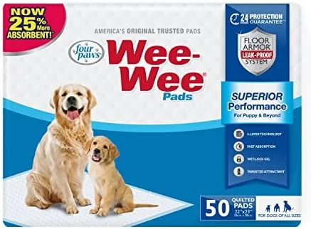 Stack of Four Paws Wee-Wee pads