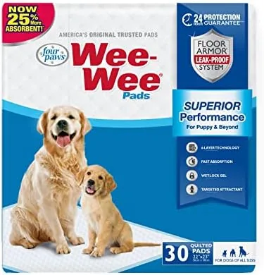 Four Paws Wee-Wee Unscented Pee Pads Review: Training Comfort Without Fragrance