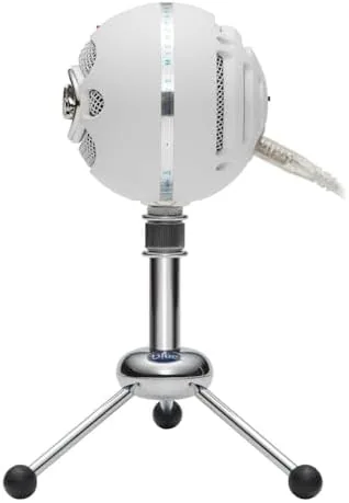 Close look at the Logitech for Creators Blue Snowball USB Microphone for PC, Mac build quality