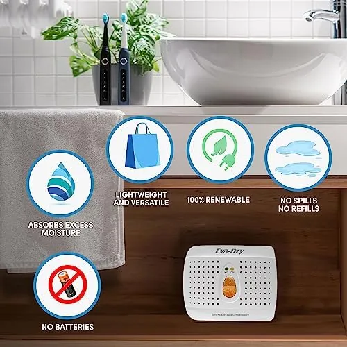 Testing the Eva-Dry Wireless Mini Dehumidifier, White (E-333) over two weeks