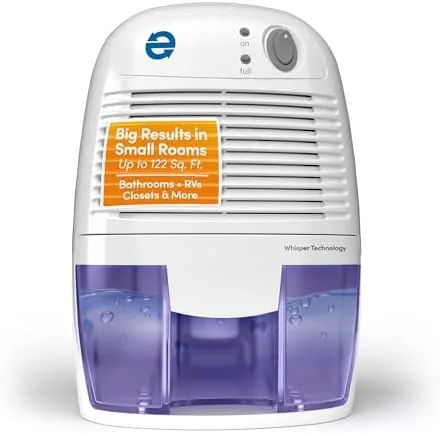 Eva-Dry EDV-1100 Whisper-quiet 16 OZ Dehumidifier with Auto Shut Off and Restart for small Review: Tested and Rated