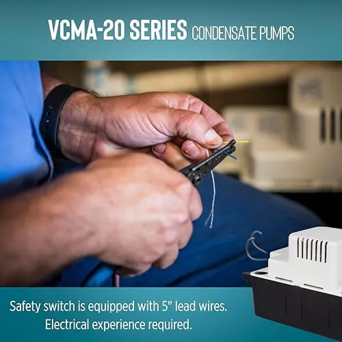 The Little Giant VCMA-20ULST 115 Volt, 80 GPH, 1/30 HP Automatic compared in context