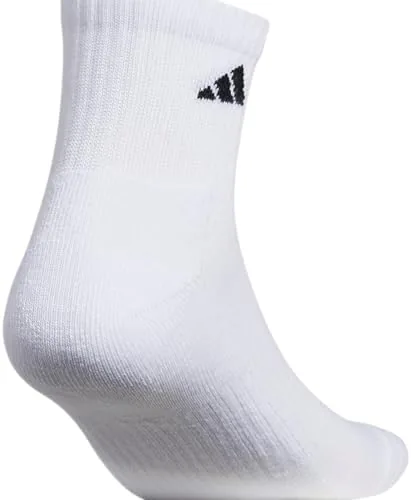The adidas Mens Mens 6-Pack Quarter Casual Casual - White compared in context