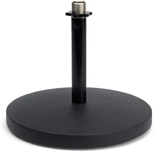 Samson MD5 Desktop Microphone Stand | Straight tabletop microphone stand with weighted base for Review: Tested and Rated