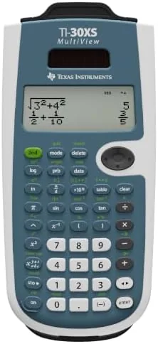 Close look at the Texas Instruments TI-30XS MultiView Scientific Calculator | Powerful, four-line scientific build quality
