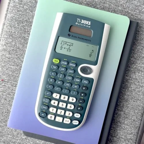 Another view of the Texas Instruments TI-30XS MultiView Scientific Calculator | Powerful, four-line scientific