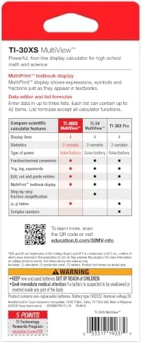 Testing the Texas Instruments TI-30XS MultiView Scientific Calculator | Powerful, four-line scientific over two weeks