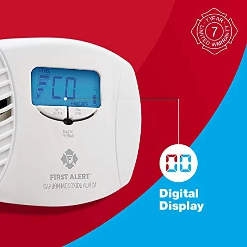 Testing the First Alert Plug in Carbon Monoxide Alarm with Digital Display over two weeks