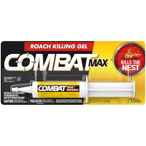 Combat Max Roach Killing Gel, Indoor and Outdoor Use, 1 Syringe, 2.1 Oz | Review: Tested and Rated