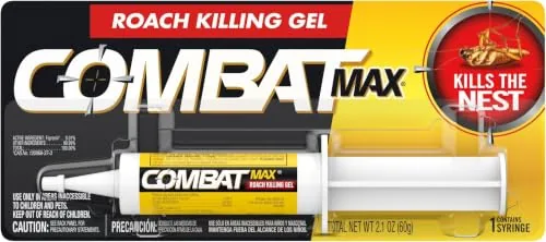 Testing the Combat Max Roach Killing Gel, Indoor and Outdoor Use, 1 over two weeks