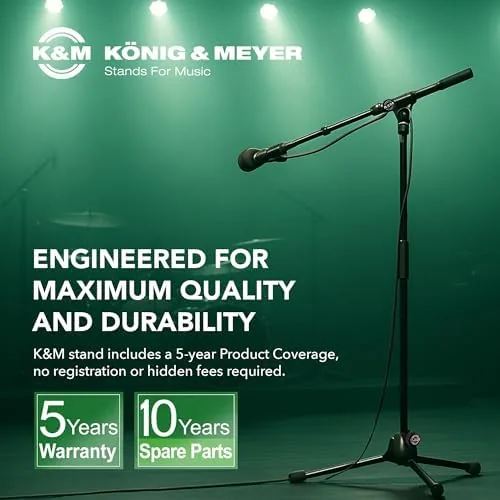 Testing the K&M König & Meyer 21090.500.55 Tripod Microphone Stand - Adjustable over two weeks