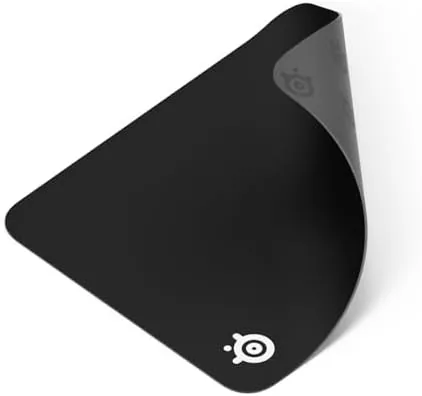 SteelSeries QcK Medium Gaming Mousepad - Black - Non-Slip Silicone Rubber Base - Peak Review: Tested and Rated