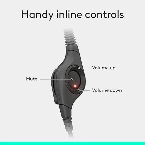 The Logitech H390 next to a <a href=