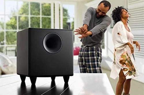 Another view of the Audioengine S8 Powered Subwoofer ,  250W Wireless-Ready 8-Inch Bass Speaker