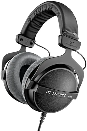 beyerdynamic DT 770 PRO 80 Ohm Over-Ear Studio Headphones in Gray. Enclosed Design, Wired Review: Tested and Rated