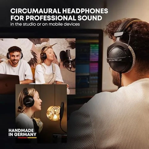Another view of the beyerdynamic DT 770 PRO 80 Ohm Over-Ear Studio Headphones in