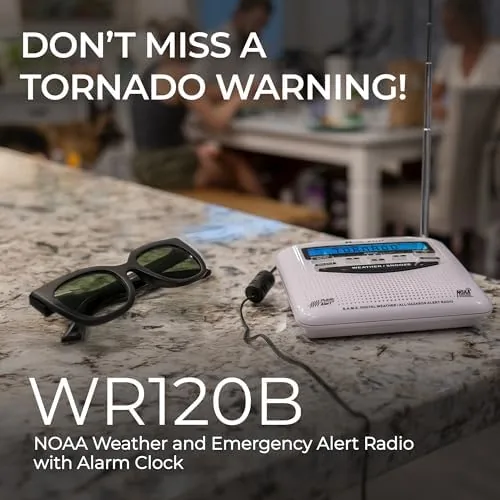 The Midland - WR120B - NOAA Emergency Weather Alert Radio | in real use