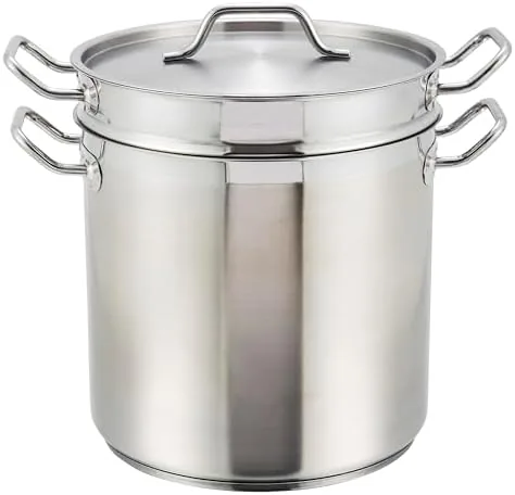 Winco 20 Qt Double Boiler Review: Gentle Heat for Big Batches