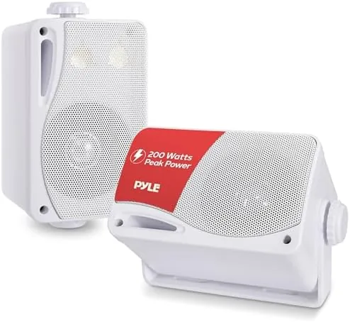 Pyle PLMR24 Review: Compact 3-Way Speakers Built for the Patio and Deck