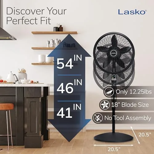 Using the remote control to adjust the Lasko 1843 from across a room
