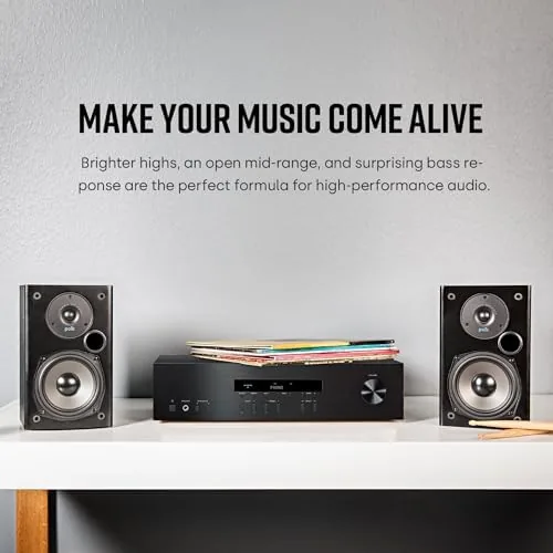 Polk T15 pair as front speakers in a small home theater setup