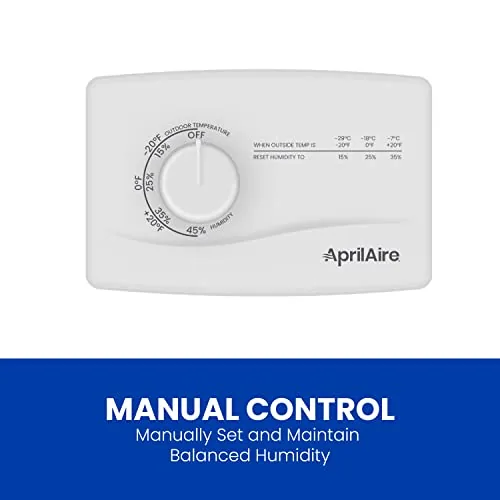 Close look at the AprilAire 4655 Manual Whole-House Duct or Wall Mounted Humidifier Control build quality