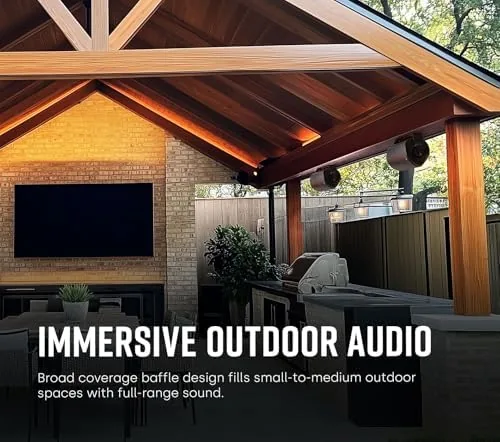 The Polk Audio Atrium 4 Outdoor Speakers, Powerful Bass (Pair, White) compared in context