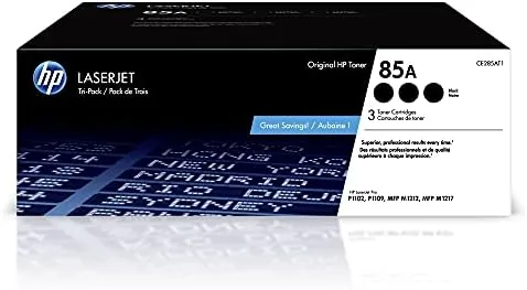 Another view of the Original HP 85A Black Toner Cartridge | Works with HP