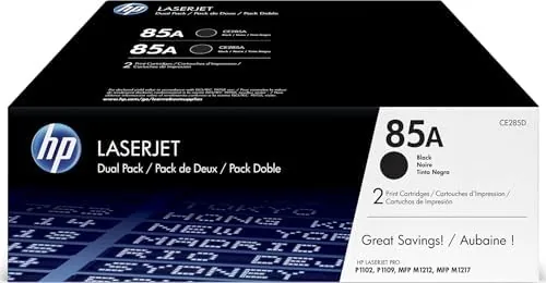 The Original HP 85A Black Toner Cartridge | Works with HP compared in context