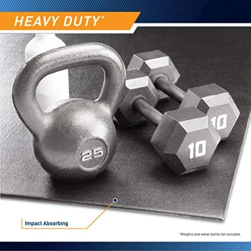 The Marcy Fitness Equipment Mat and Floor Protector Compatible for Treadmills in real use