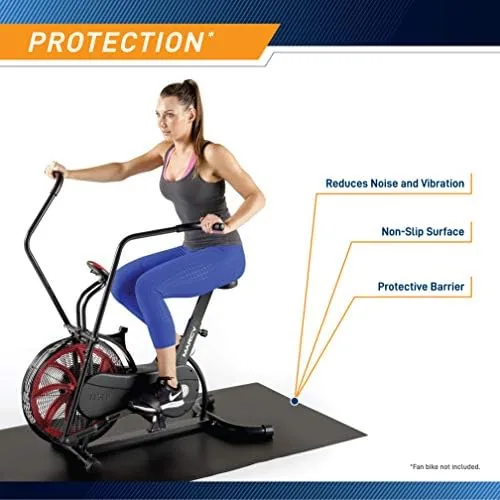 Another view of the Marcy Fitness Equipment Mat and Floor Protector Compatible for Treadmills