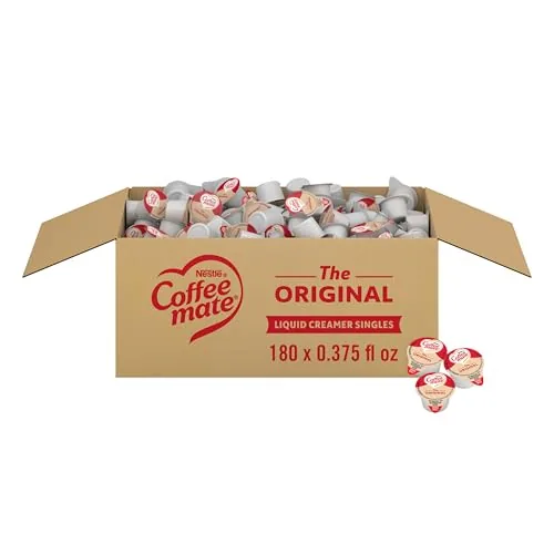 Coffee mate Original Creamer Singles Review: 180 Cups, Measured