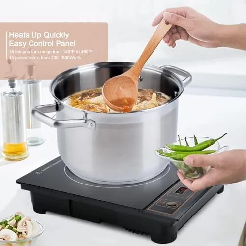 The Duxtop 1800W Portable Induction Cooktop Countertop Burner, Gold 8100MC | BT-180G3 compared in context