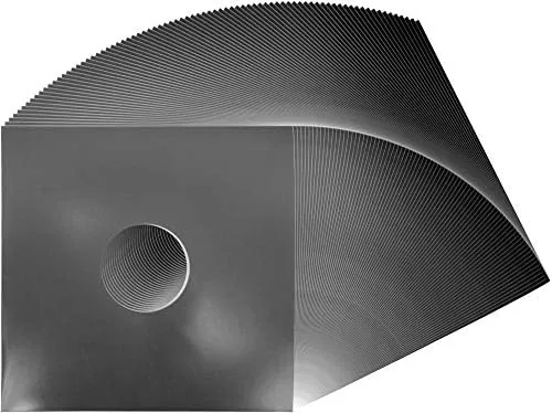 Overview of the (50 Pack) 12 inch LP Gray Record Jacket Covers