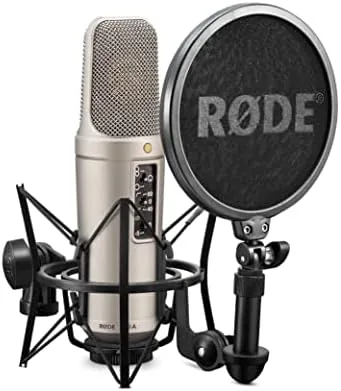Close look at the Rode NT2-A Studio Solution Microphone, Silver, Wired, Singing build quality