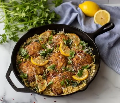 Close up of the pre seasoned cast iron cooking surface