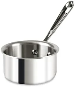 All-Clad D3 0.5 quart butter warmer on a kitchen counter