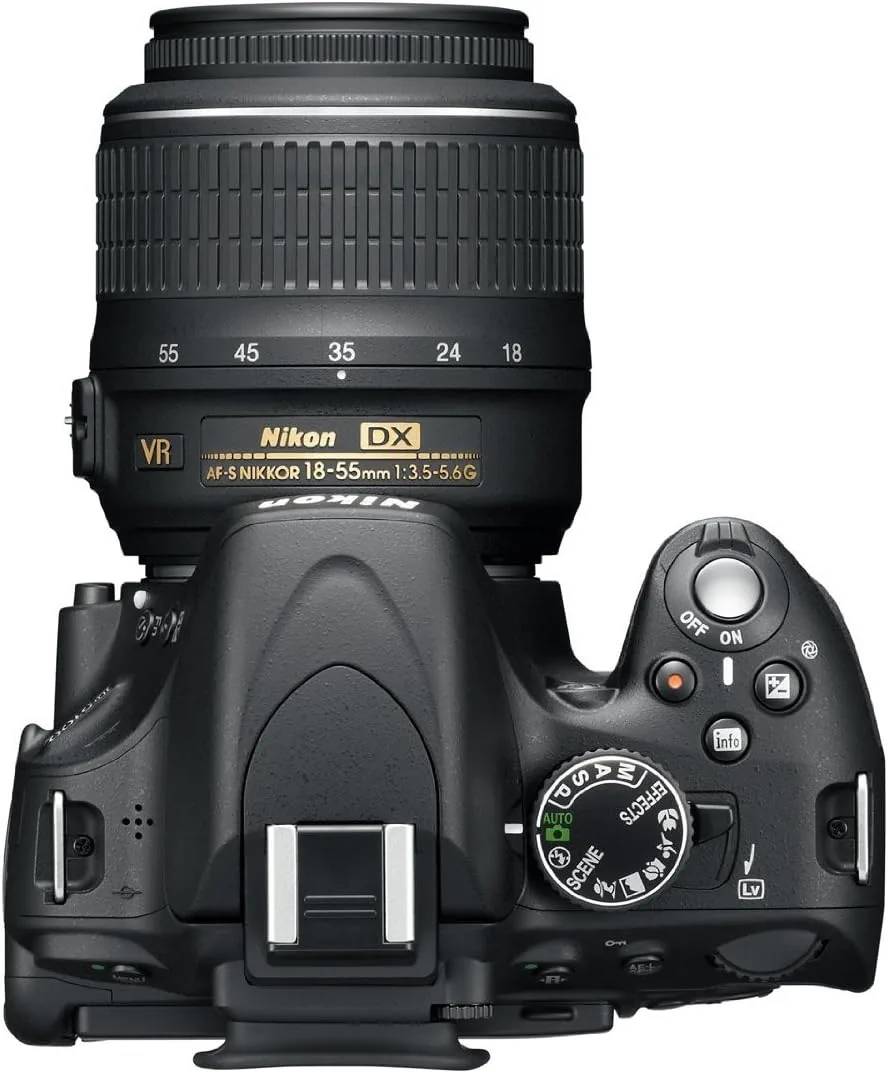 The D5100 mode dial showing full auto and scene settings