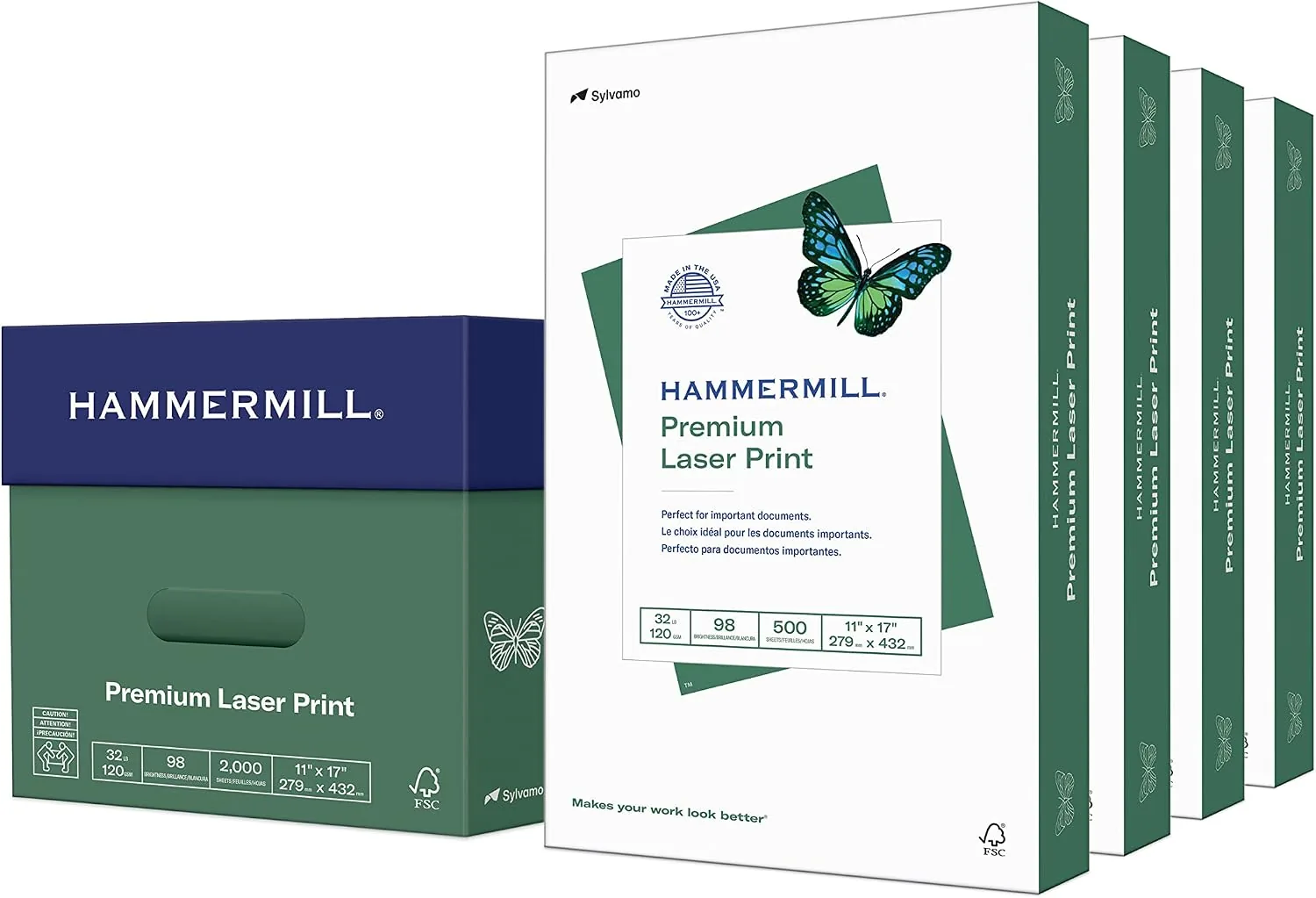 Completed client documents printed on Hammermill paper in a binder