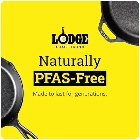 The Lodge carbon steel skillet compared to a cast iron pan and a nonstick pan